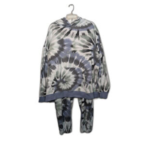 No Boundaries Womens Tie Dye Jogger Set Sz 2XL Hoodie Sweatpants Casual Comfort